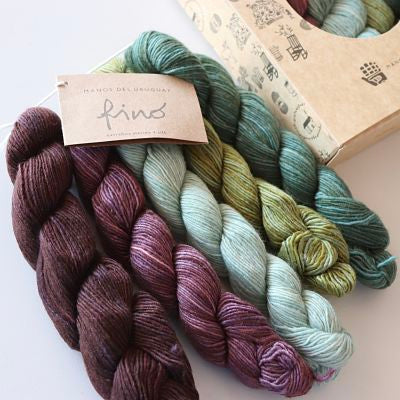 Manos Del Uruguay Fino 4ply 70% Merino 30% Silk Mini Skeins - colour Willa