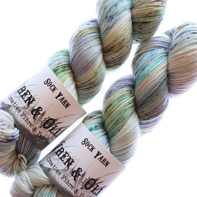 Wren and Ollie Sock Yarn 100gm - Tide Pool