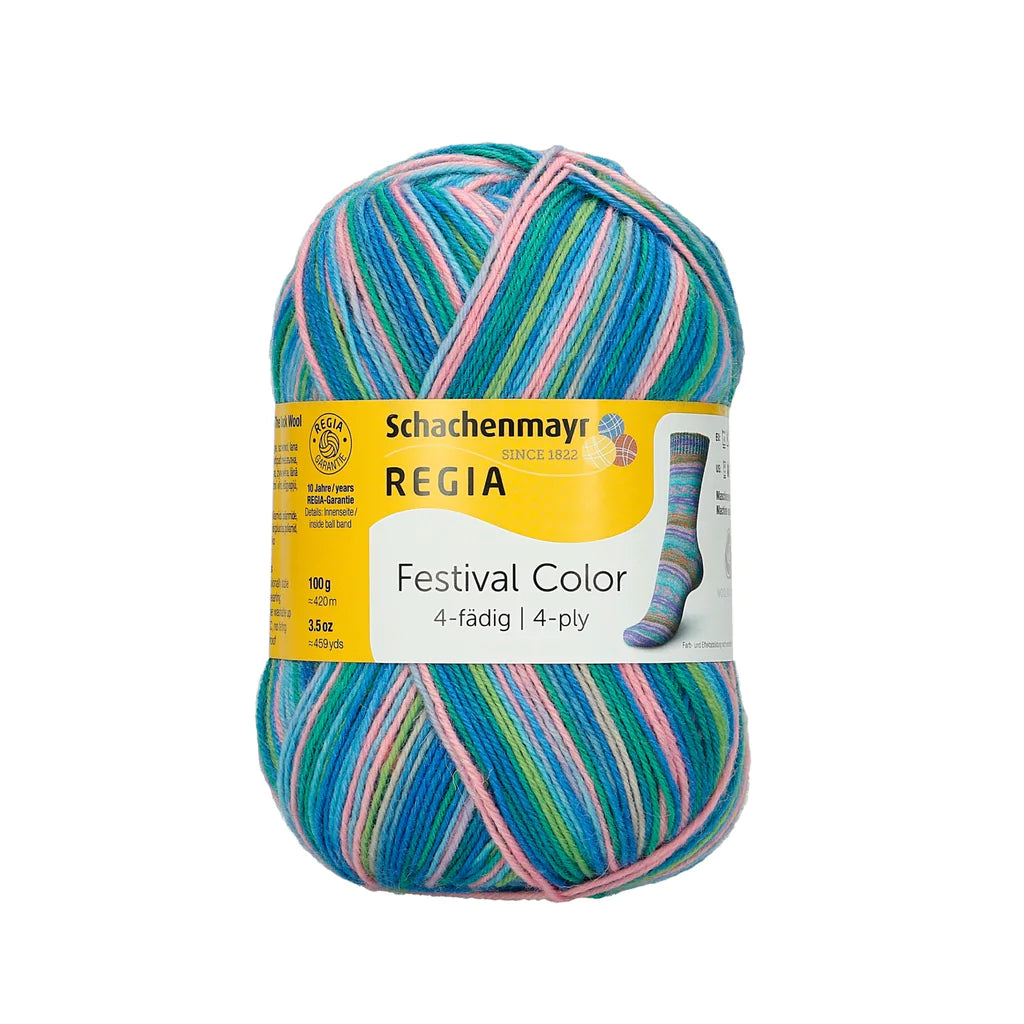 Schachenmayr - Regia Colour 4ply Sock wool 100gm