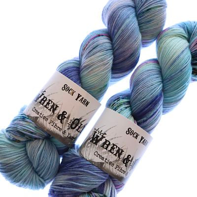 Wren and Ollie Sock Yarn 100gm - Beachcomber