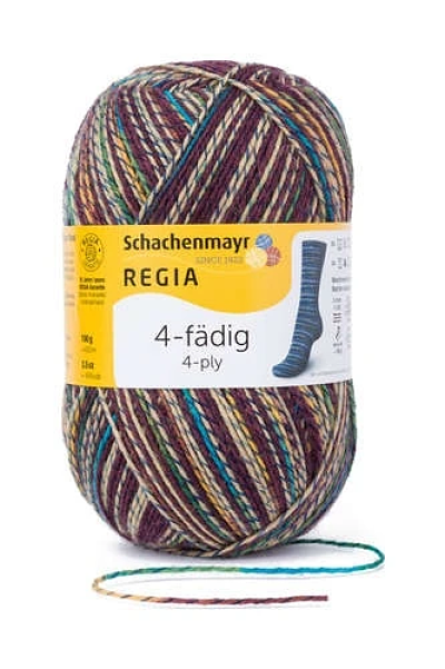 Schachenmayr - Regia Colour 4ply Sock Wool 100gm  Desert Multi 3732
