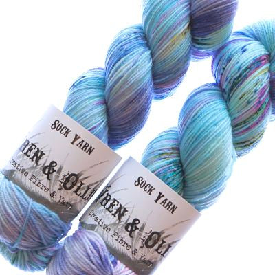 Wren and Ollie Sock Yarn 100gm - Beachcomber