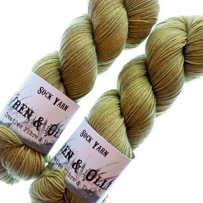 Wren and Ollie Sock Yarn 100gm - Lemon Myrtle