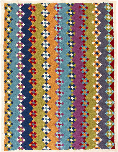 Geometric Knit Blankets - 30 Designs - Margaret Holzmann