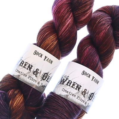 Wren and Ollie Sock Yarn 100gm - Cinnabar