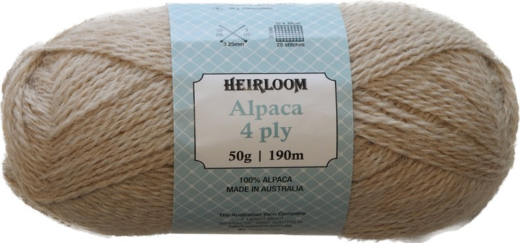 Heirloom - Alpaca 4ply/fingering weight 50gm