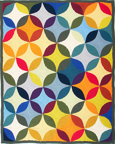 Geometric Knit Blankets - 30 Designs - Margaret Holzmann