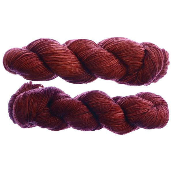 Fiori Hand Dyed Sock Yarn -  Rich Redwood 061