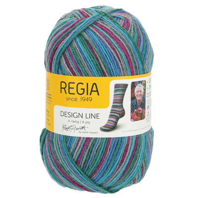 Schachenmayr - Regia Colour 4ply Sock Wool 100gm Design Line Cool 3866