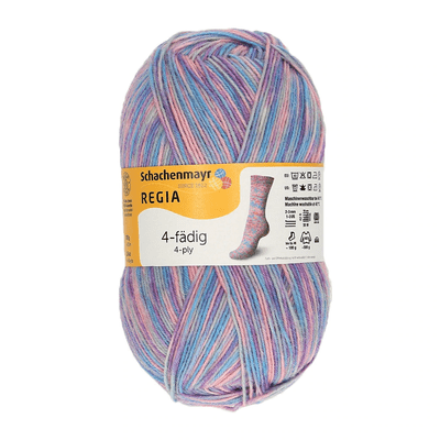 Schachenmayr - Regia Colour 4ply Sock Wool 100gm  Confetti 1121