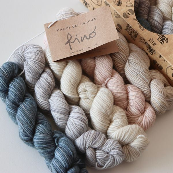 Manos Del Uruguay Fino 4ply 70% Merino 30% Silk Mini Skeins - colour Clarissa