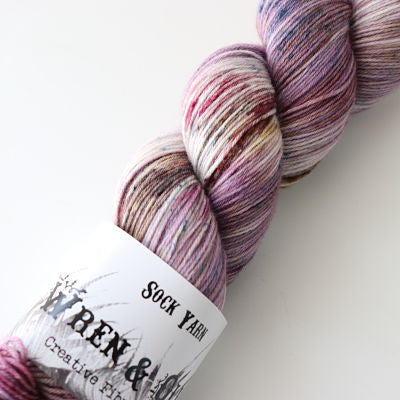 Wren and Ollie Sock Yarn 100gm - Wildflower