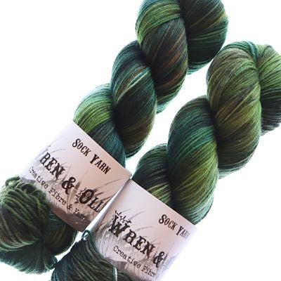 Wren and Ollie Sock Yarn 100gm - Eucalypt