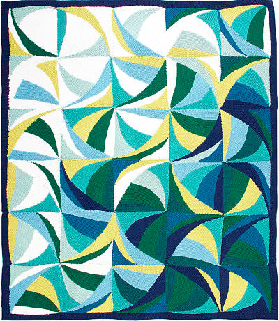 Geometric Knit Blankets - 30 Designs - Margaret Holzmann