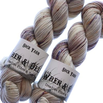 Wren and Ollie Sock Yarn 100gm - Vanilla Chai