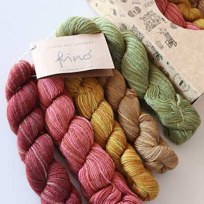 Manos Del Uruguay Fino 4ply 70% Merino 30% Silk Mini Skeins - colour Rosaline