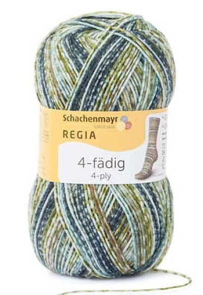 Schachenmayr - Regia Colour 4ply Sock Wool 100gm Sage Multi 4767