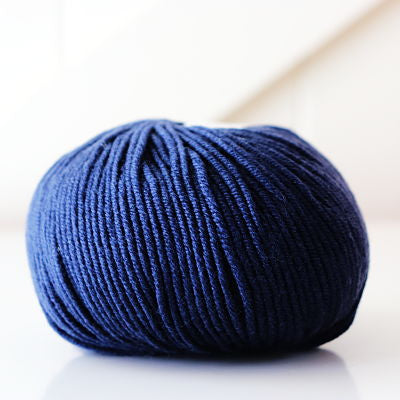 Bellissimo 8 Extra Fine Merino Wool - Dark Navy 206