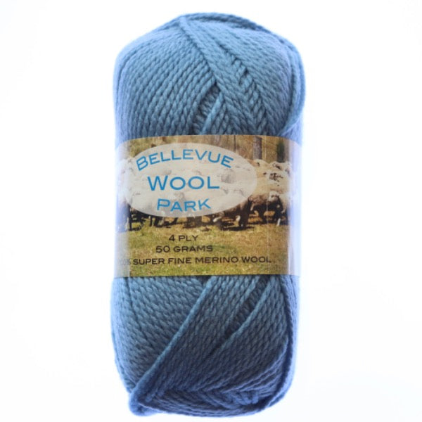 Bellevue Park Wool - 100% Superfine Merino 4ply/Fingering Weight 50gm