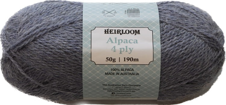 Heirloom - Alpaca 4ply/fingering weight 50gm