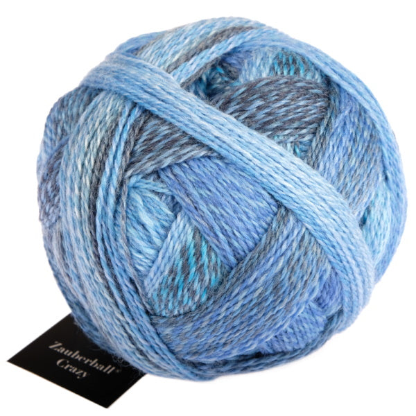 Crazy Zauberball Sock - Indigo 2438