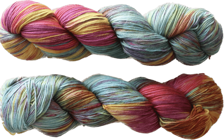 Fiori Hand Dyed Sock Yarn - Rainbow 037