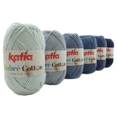 Katia Cotton - Ombré Kit 150gm 4ply 100% Cotton