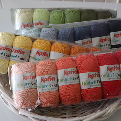 Katia Cotton - Ombré Kit 150gm 4ply 100% Cotton