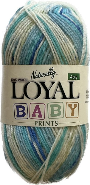 Naturally Yarns Loyal Baby Prints 4ply - colour 81140